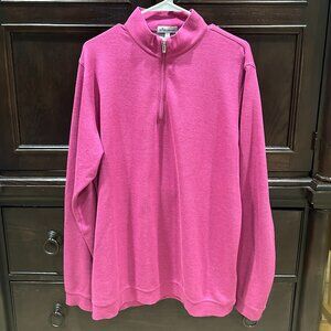 Peter Millar Crown Comfort Men's Quarter Zip Pullover - Large